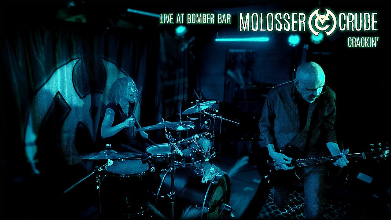 MOLOSSER CRUDE - Crackin' - Live at Bomber bar - Sweden's #1 stoner/alternative rock duo