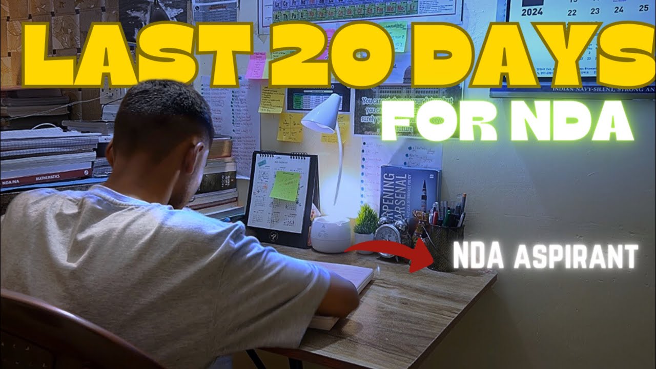 Last 20days for nda exam | nda exam| nda aspirant study vlog |nda aspirant|study routine|study vlog
