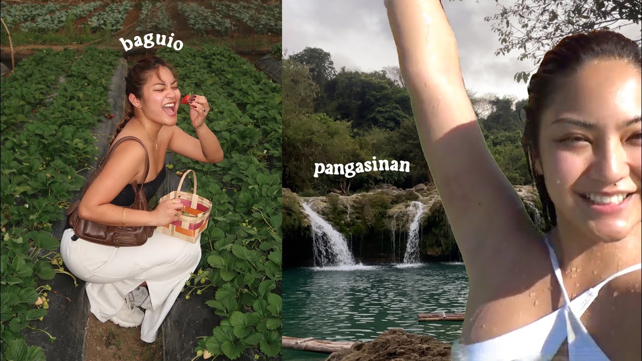 LIFE IN +63🇵🇭 as a first time tourist in pangasinan & baguio 🍓🏖️