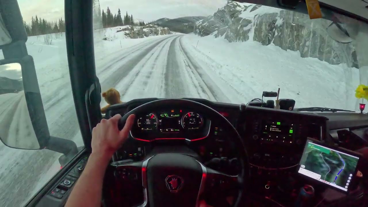 POV Scania R540 XT #norwey #ice 