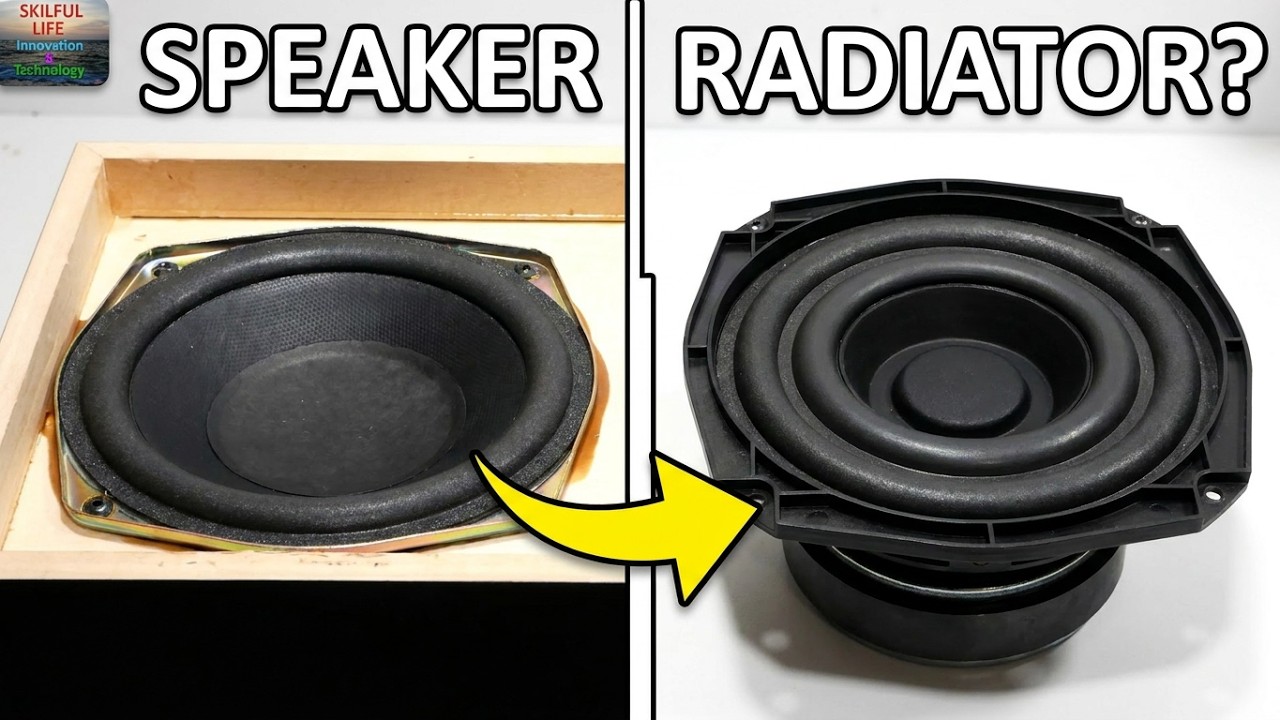 HOW IS THIS BASS RADIATOR OR PASSIVE SPEAKER