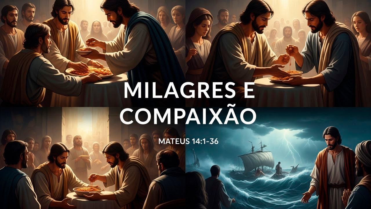 📖 Milagres e Compaixão – Mateus 14:1-36 ✨