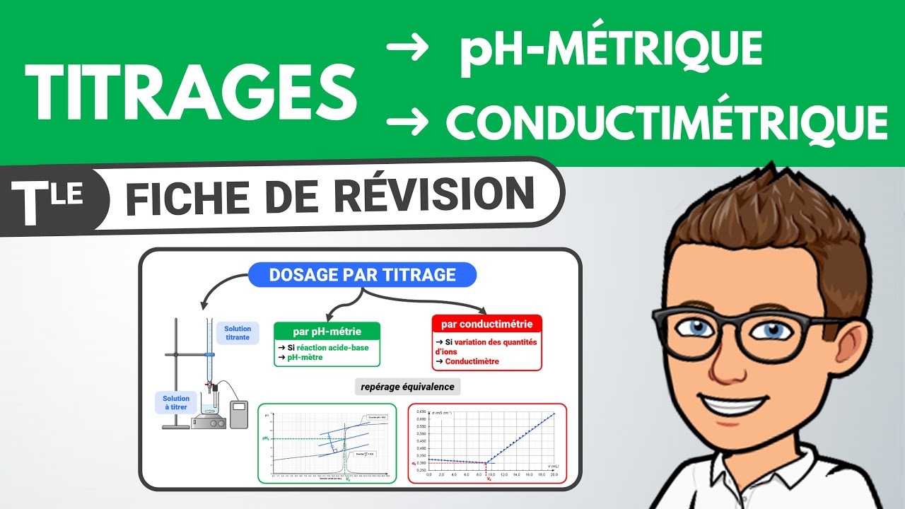 Titrage pH-M&Eacute;TRIQUE et CONDUCTIM&Eacute;TRIQUE 💚 R&eacute;visions | Terminale sp&eacute;cialit&eacute; Chimie