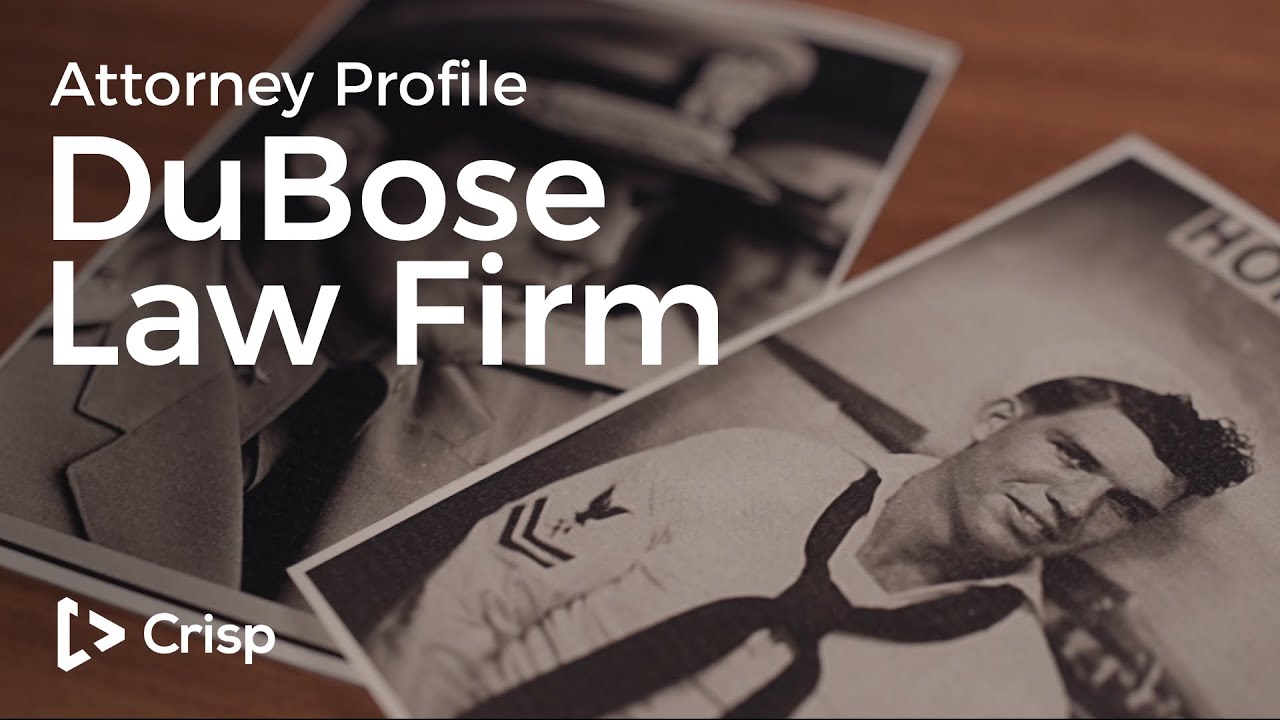 DuBose Law Firm Attorney Profile || Legal Video Marketing || Crisp