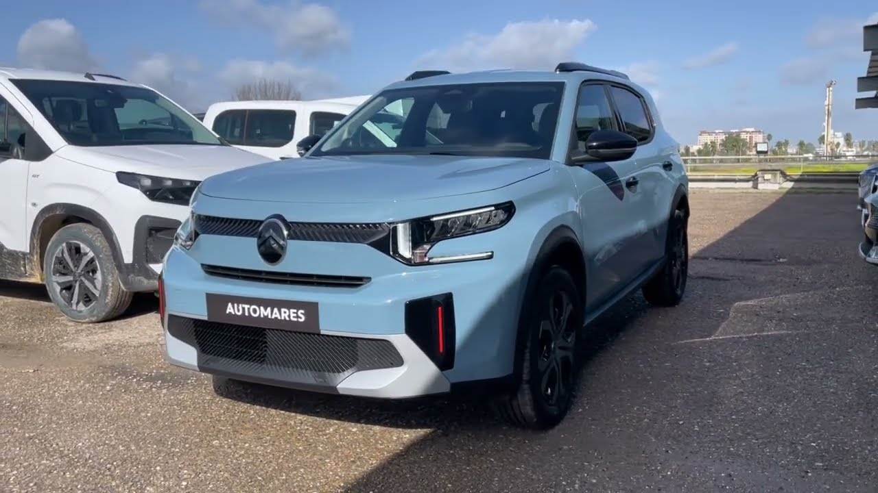 CITROEN C3 Aircross Plus 145CV Hybrid Azul 7 PLAZAS (automático, arranque llave y cuadro digital)