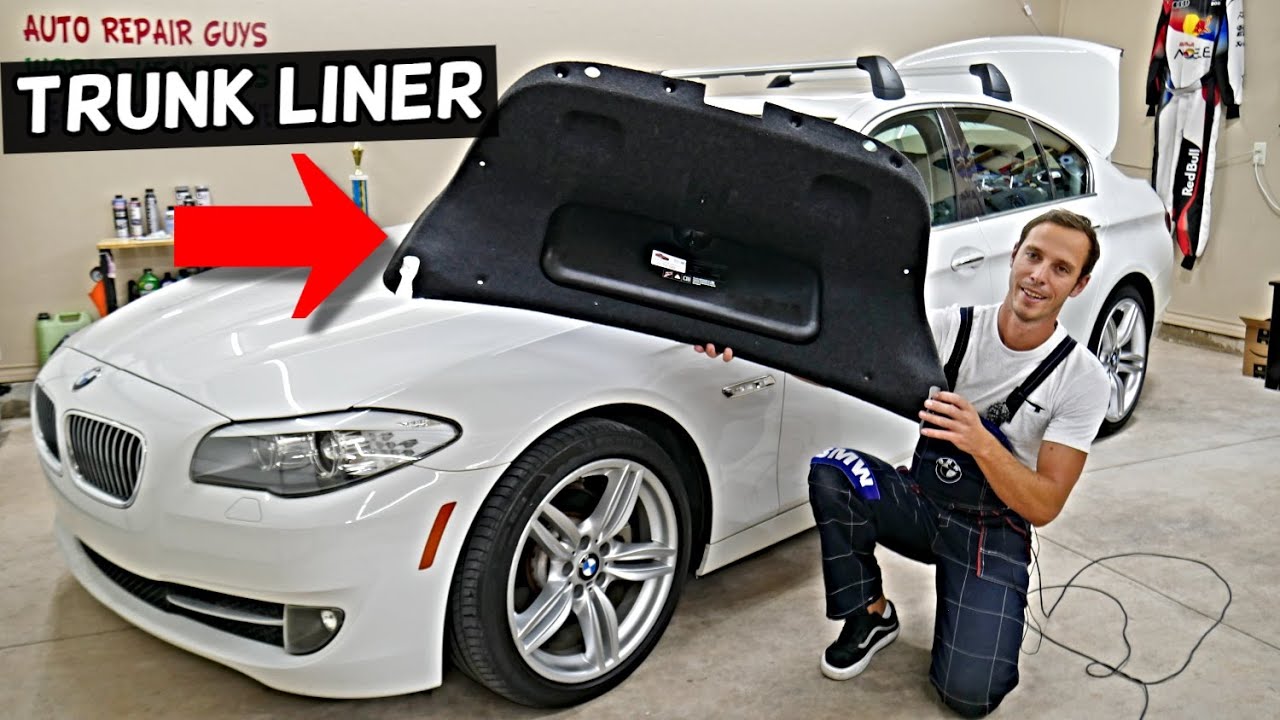 TRUNK LINER TRIM REPLACEMENT REMOVAL BMW F10 F11 5 SERIES 520i 523i 525i 528i 530i 535i 518d 520d 52