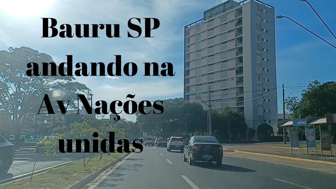 Bauru SP continuando o vídeo anterior da Av Nações unidas 24/04/2024.