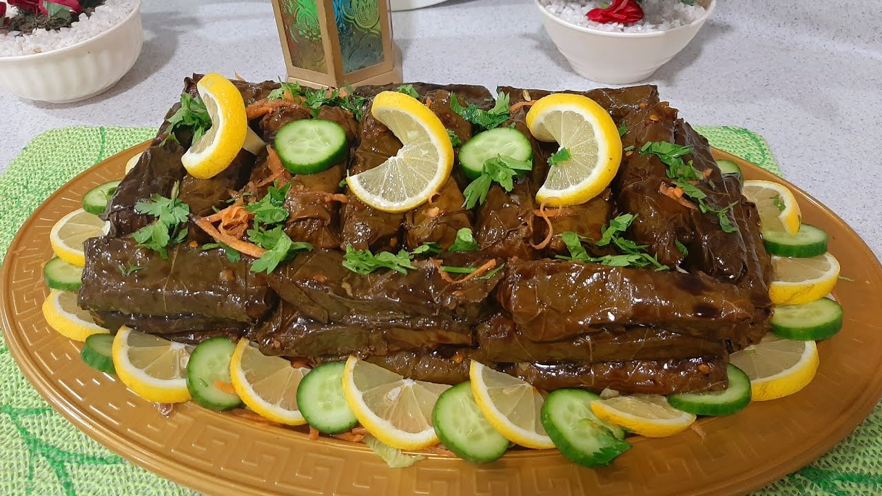 CARA MEMBUAT WARAG INAB //DAUN ANGGUR PEDAS//MAKANAN ARAB