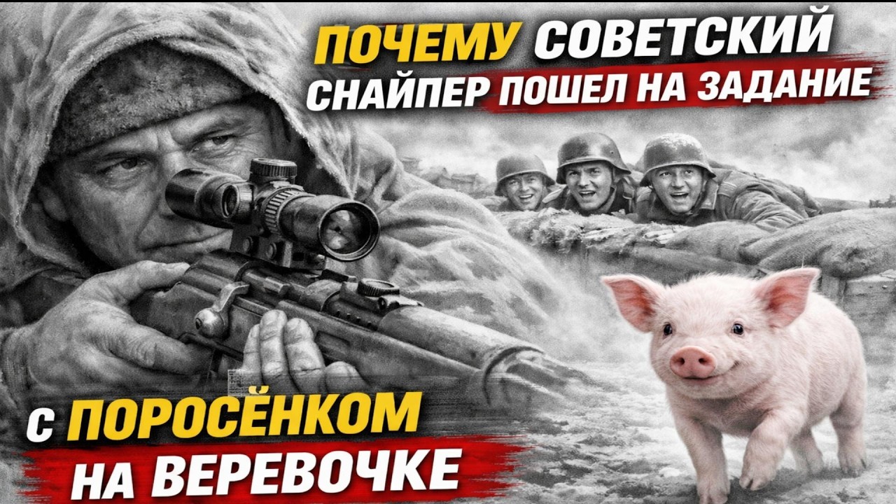 Снайпер и поросёнок против целого взвода : Самая курьезная и дерзкая охота  снайпера Егорова