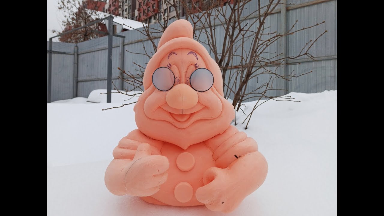 Изготовление скульптур из пенопласта