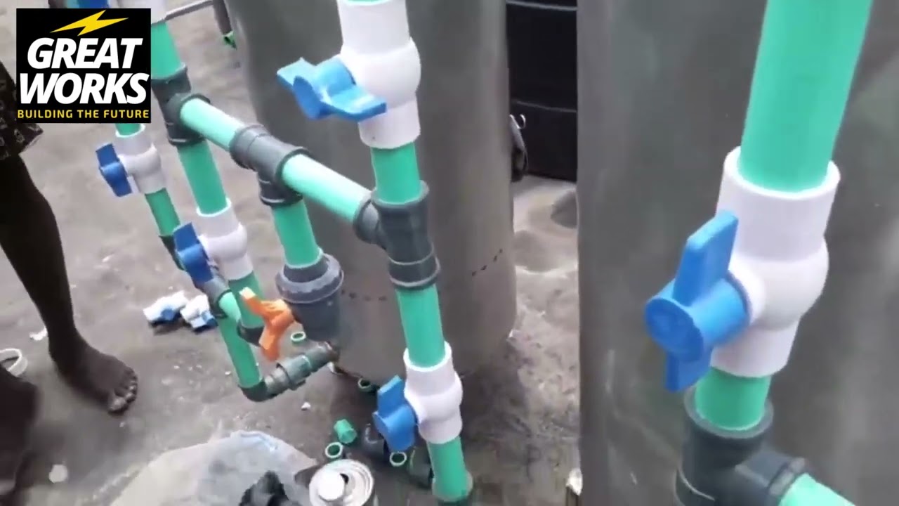how to install water treatment plant
