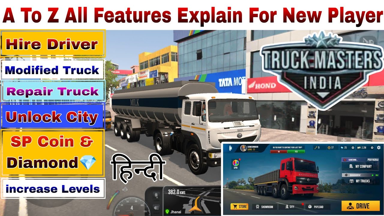 How To Play Truck Masters india All Features Explain 丨 Truck Masters india game start kaise kare