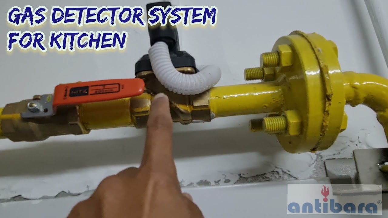 Instalasi dan pengetesan Gas Detector untuk Kitchen / Dapur