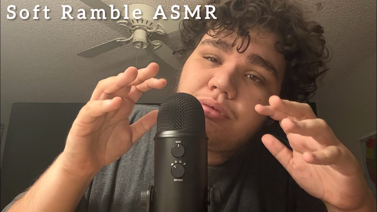 Тихий, бессвязный ASMR-звук (без плана, просто разговор)
