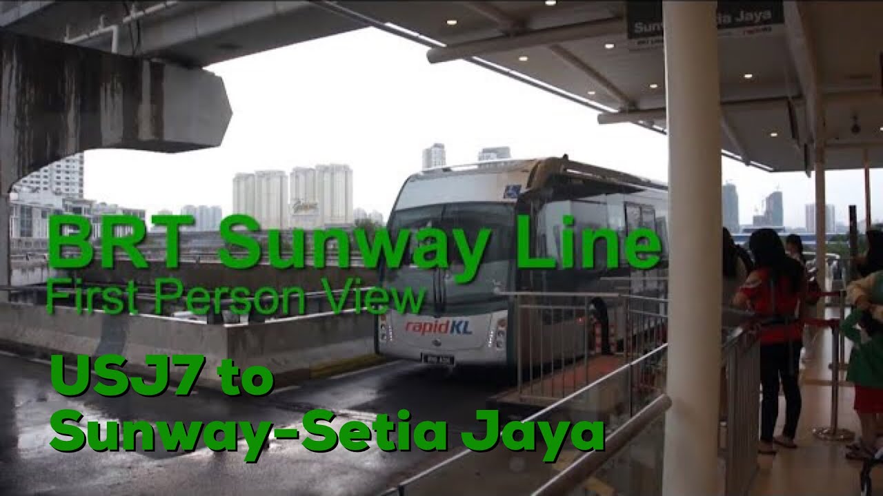 BRT Sunway Line SB07 USJ7 - SB01 Sunway-Setia Jaya BYD K9 (Part 1)