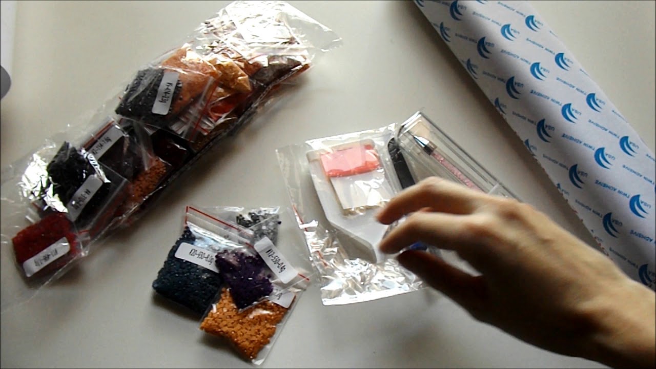 Unboxing  kit diamond painting dal sito Artluna