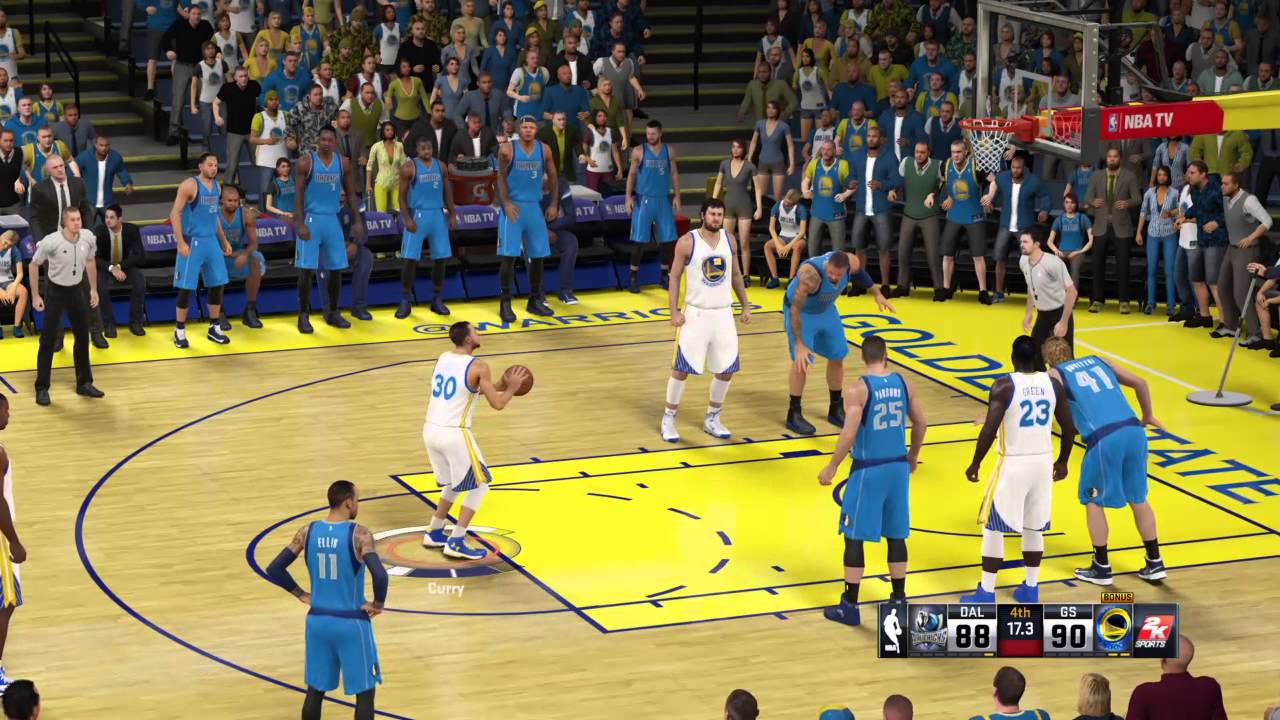 NBA 2K15 Stephen Curry game winning shot