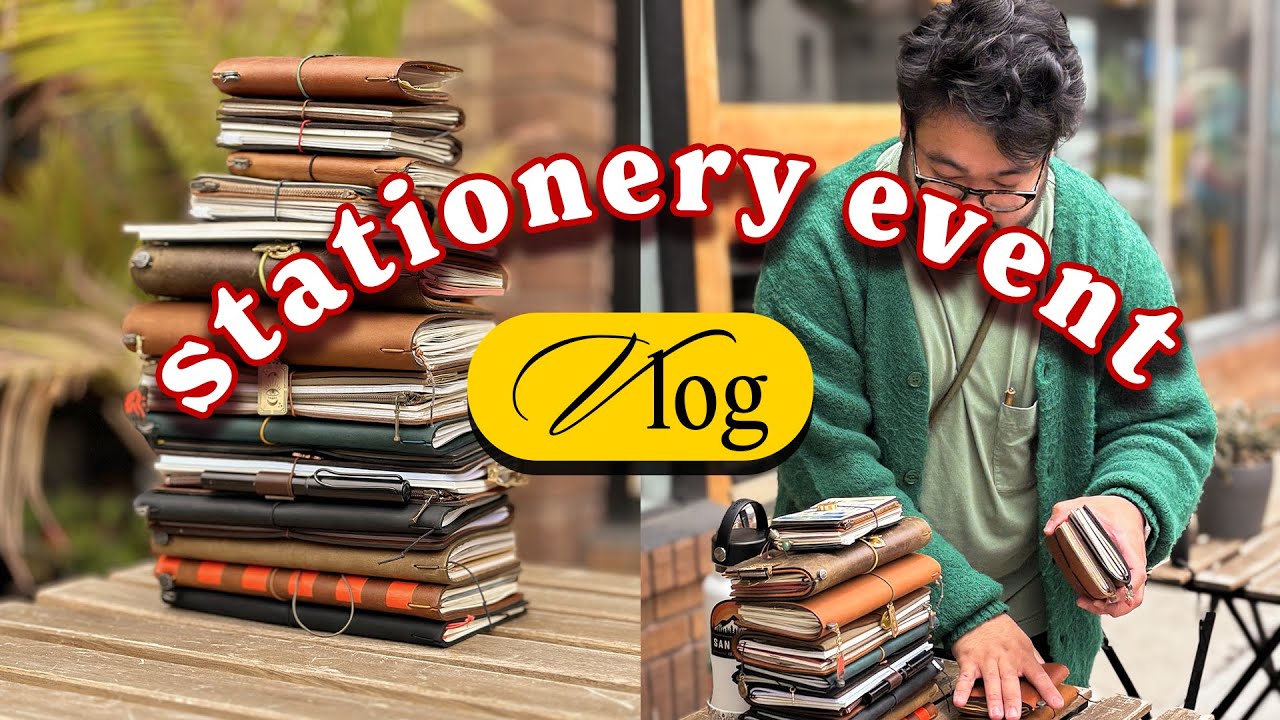 What it’s like Working at a Stationery Event | Designer Vlog ☕️🖌️