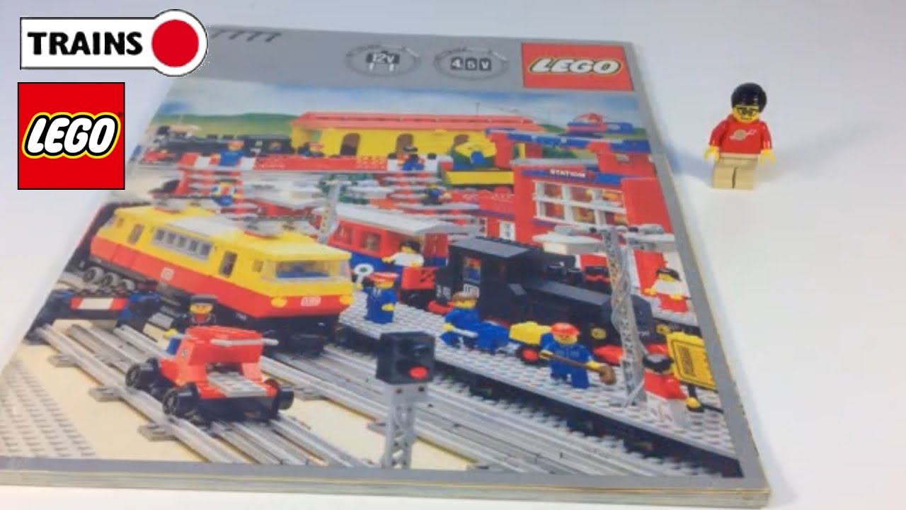 LEGO TRAIN 7777 Idea Book from 1981 - My Favorite! 12V AND 4.5V Trains