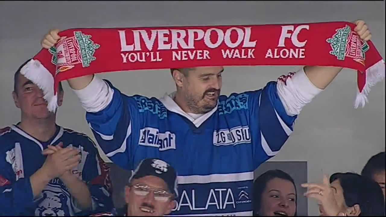 YNWA @ Medvescak Zagreb / You'll never walk alone в исполнении фанатов Медвешчака