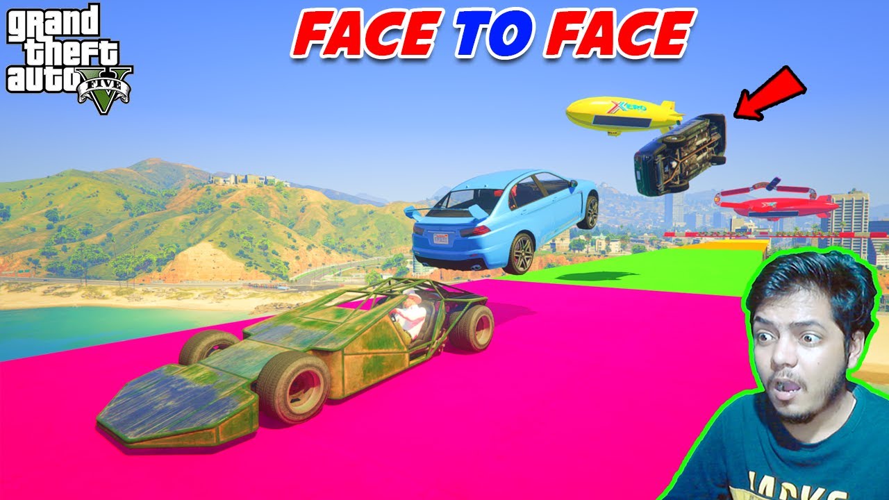 Cars Vs Cars 958.99% People Become Angry After This Face To Face Race in GTA 5