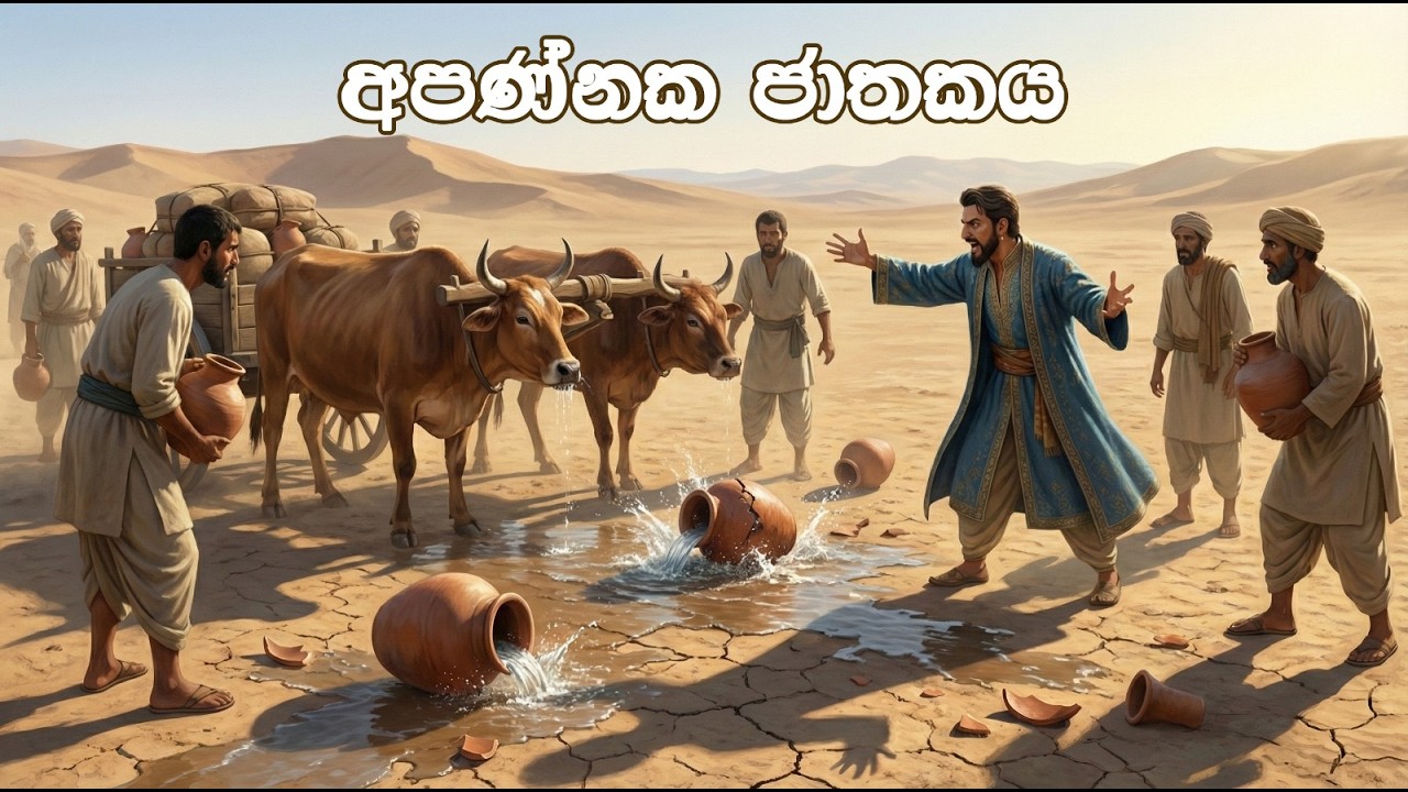 Apannaka Jathakaya Full Story | අපණ්ණක ජාතකය | Sinhala Jathaka Katha AI