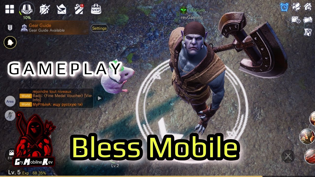 Bless Mobile MMORPG EU NEW!! (Android/iOS) - Gameplay