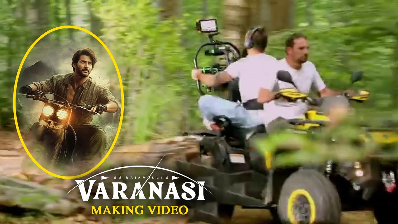 Varanasi Unseen Making Video | Mahesh Babu Bike Chasing Scane | SS Rajamouli