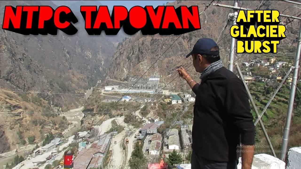 NTPC TAPOVAN AFTER GLACIER BURST | Water Marks Of Flood Water | NTPC Tapovan Vishnugad Project