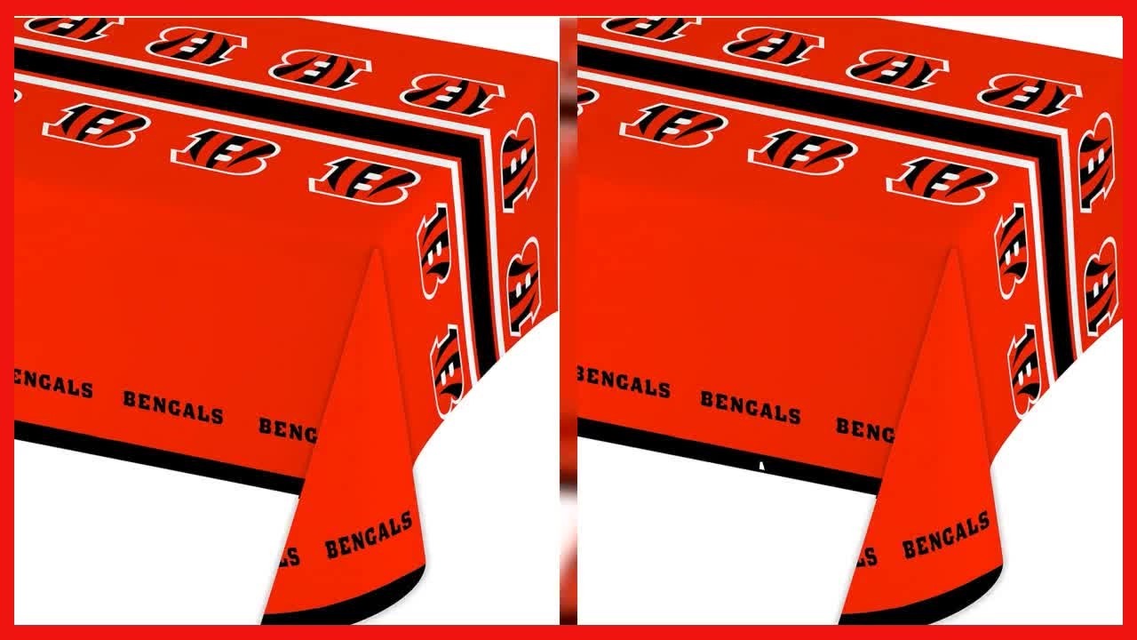 NFL Team Logo Plastic Table Cover &ndash; Perfect for Your Next Game Day Party