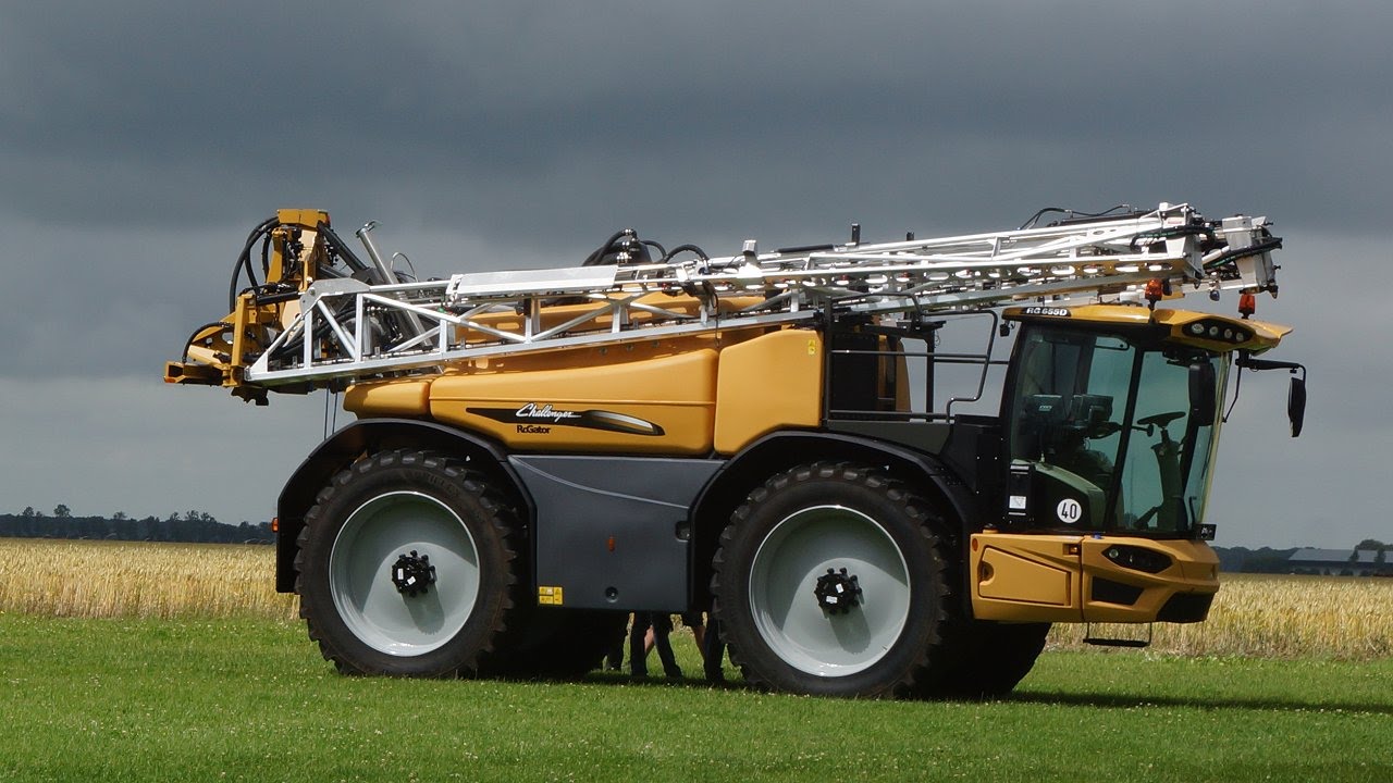Challenger RoGator RG 655D spraying AGCO Uitleg en informatie Trekkerweb
