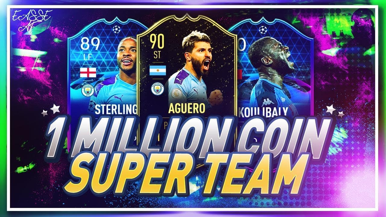 FIFA 20 UNBEATABLE 1 MILLION COINS SQUAD BUILDER | 3 LEAGUE HYBRID SQUAD BUILDER