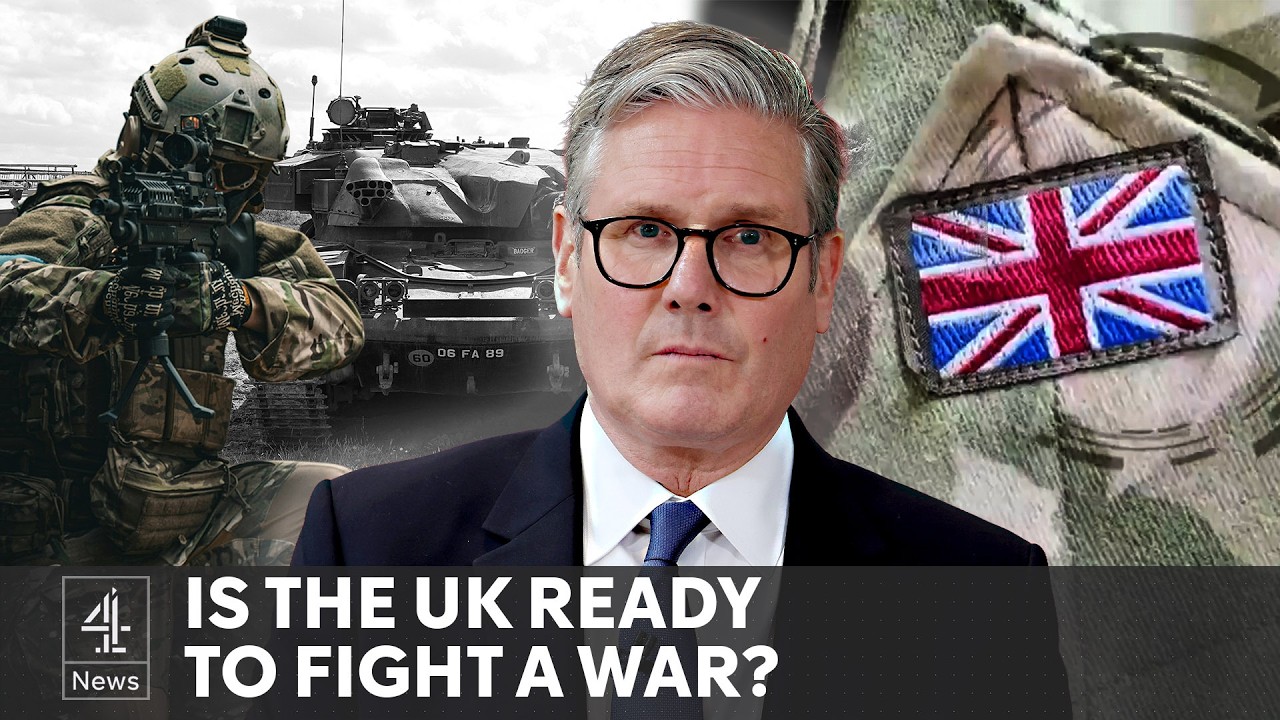 Starmer unveils spending plan to make UK war ready