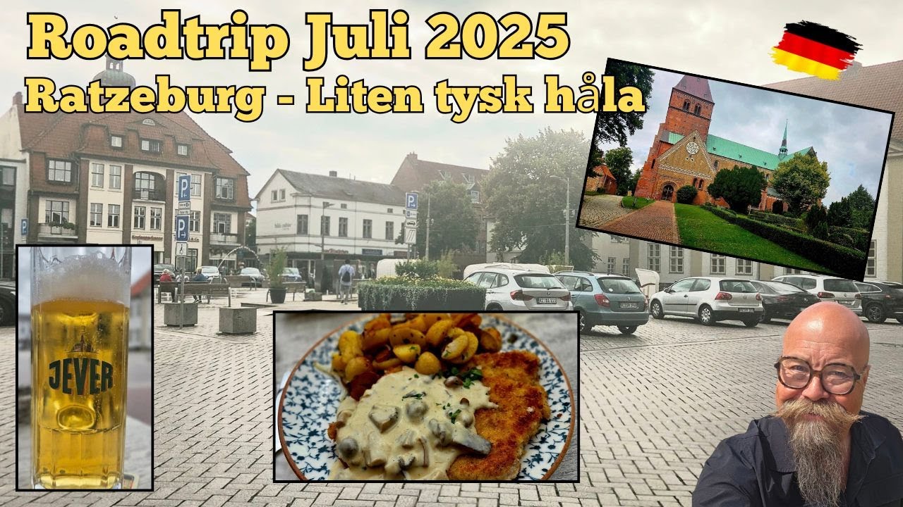 Husbilen vilar i 4 dagar på campingen i Mölln. Vi tar bussen till grannbyn Ratzeburg. Lugnt o skönt.