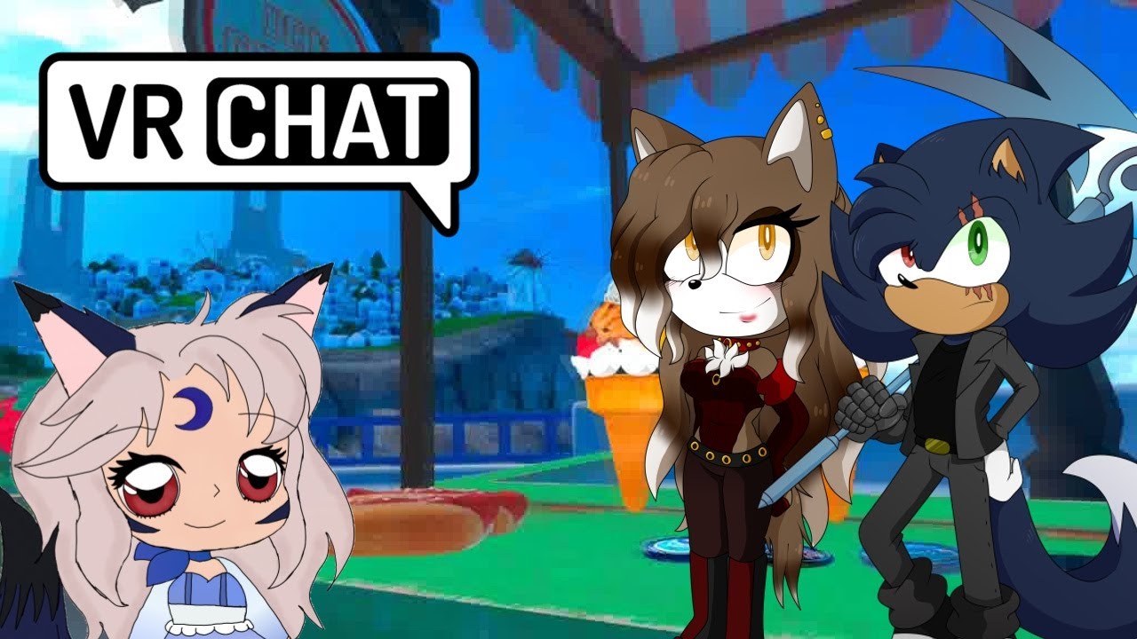 ICE CREAM AND SWORD FIGHTS...Yina Meets Chilled and Zoey at Apotos - VRChat