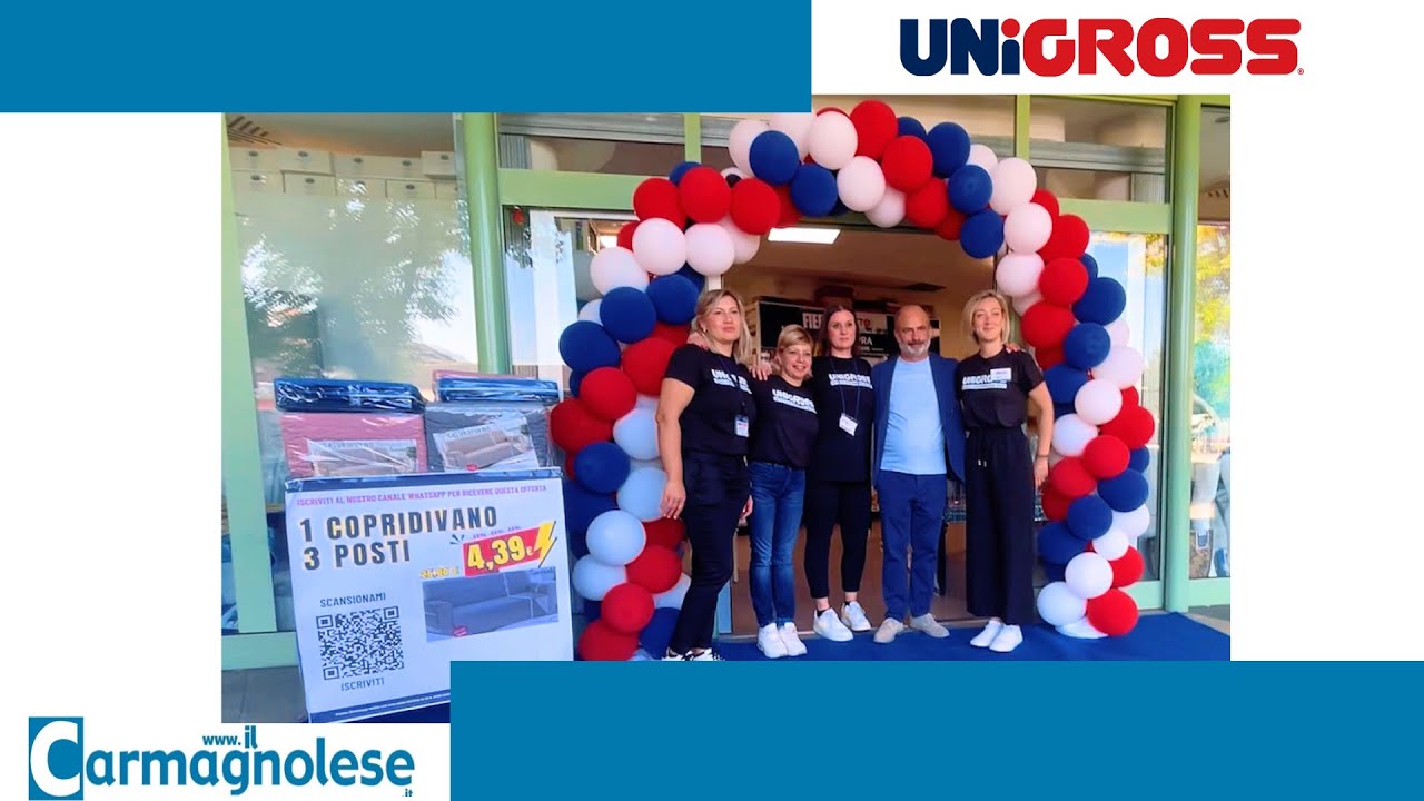 Nuovo punto vendita Unigross nel centro di Carmagnola