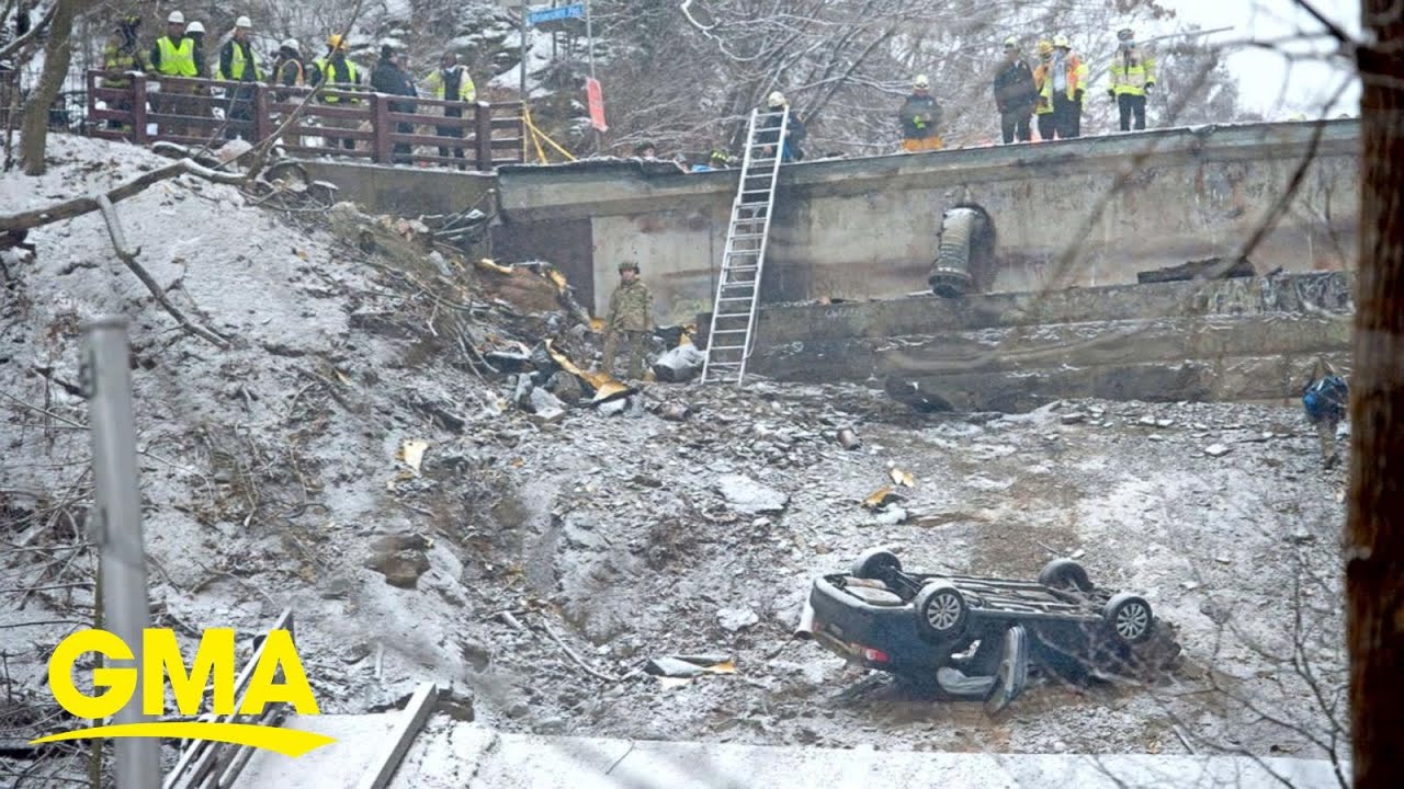 Federal team investigating bridge collapse in Pittsburgh | GMA