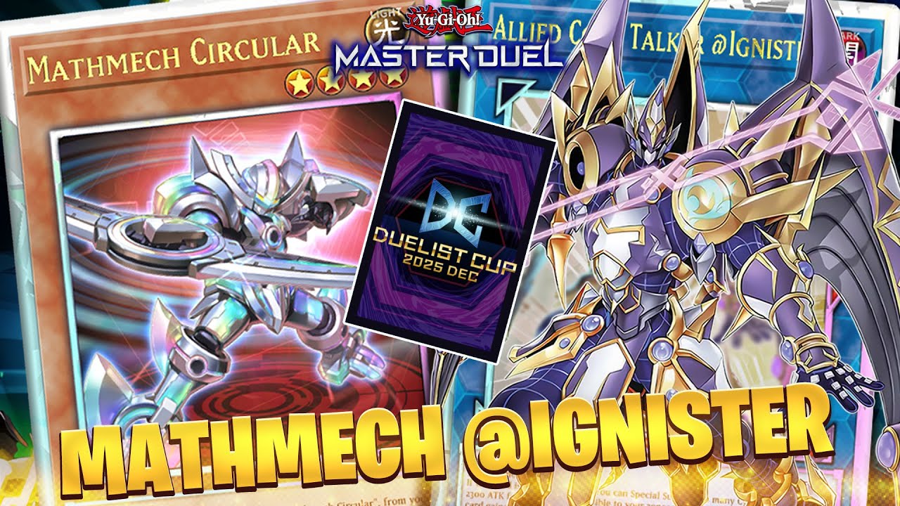 MATHMECH DUELIST CUP 2025 DEC GAMEPLAY IN YUGIOH MASTER DUEL