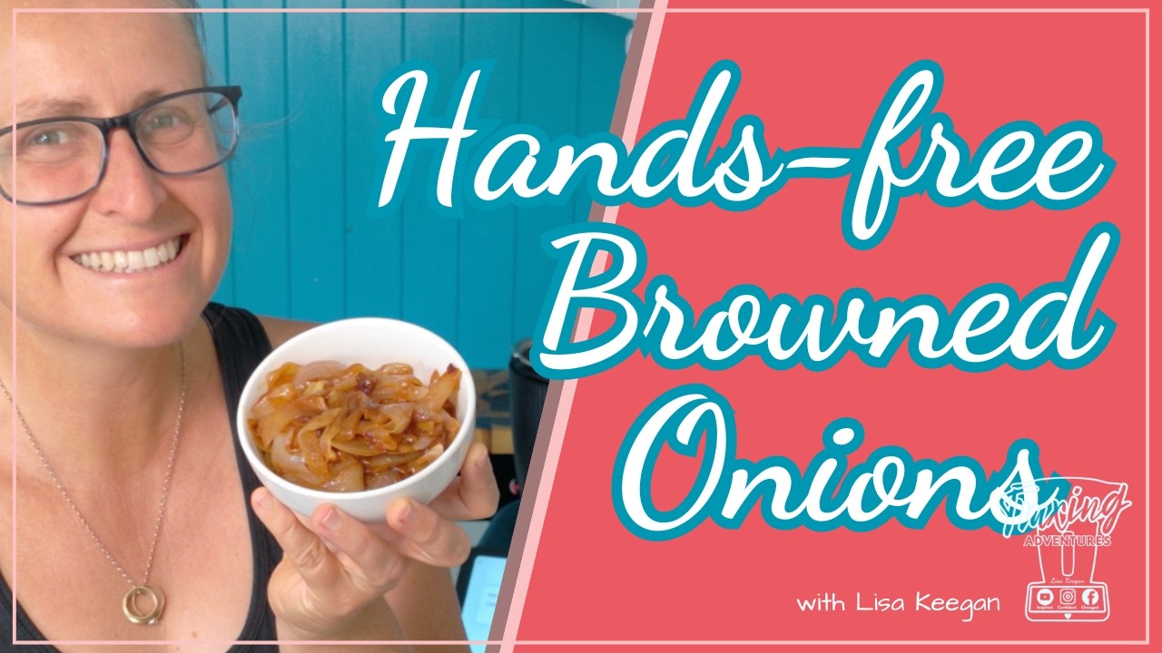 Hands free Browned Onions are so simple in the Thermomix
