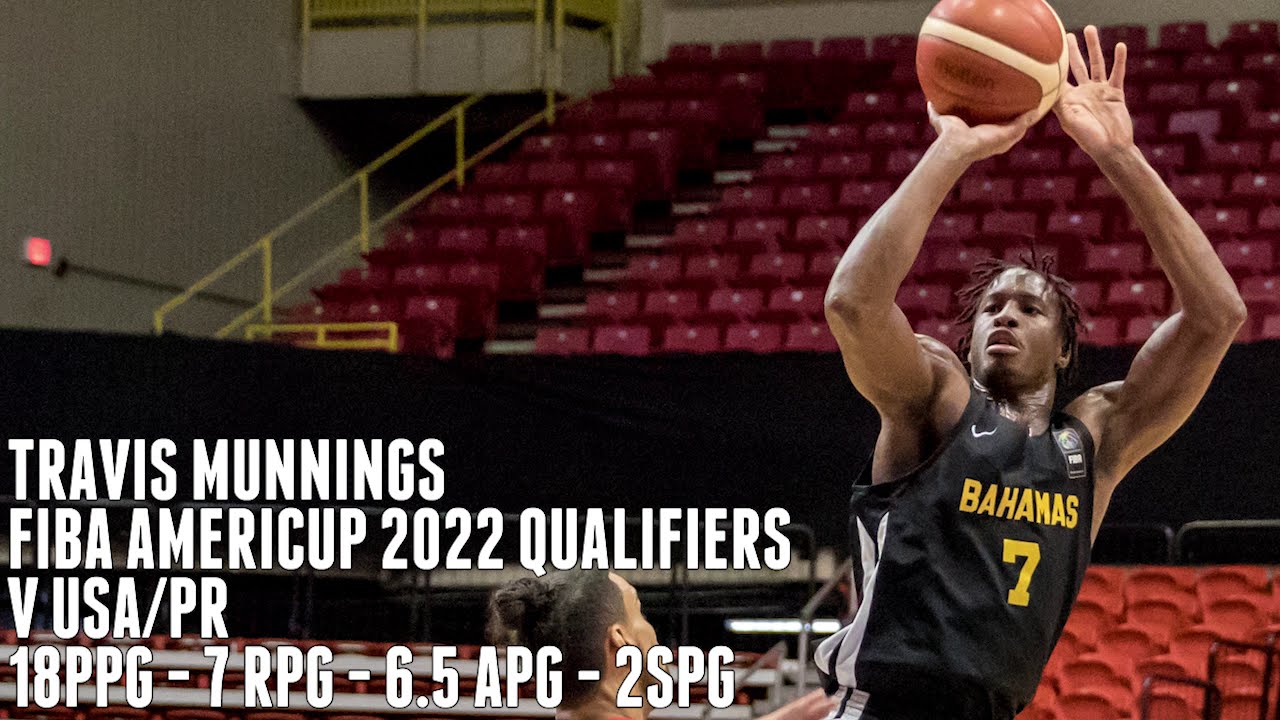 Travis Munnings FIBA AMERICUP 2022 Qualifiers