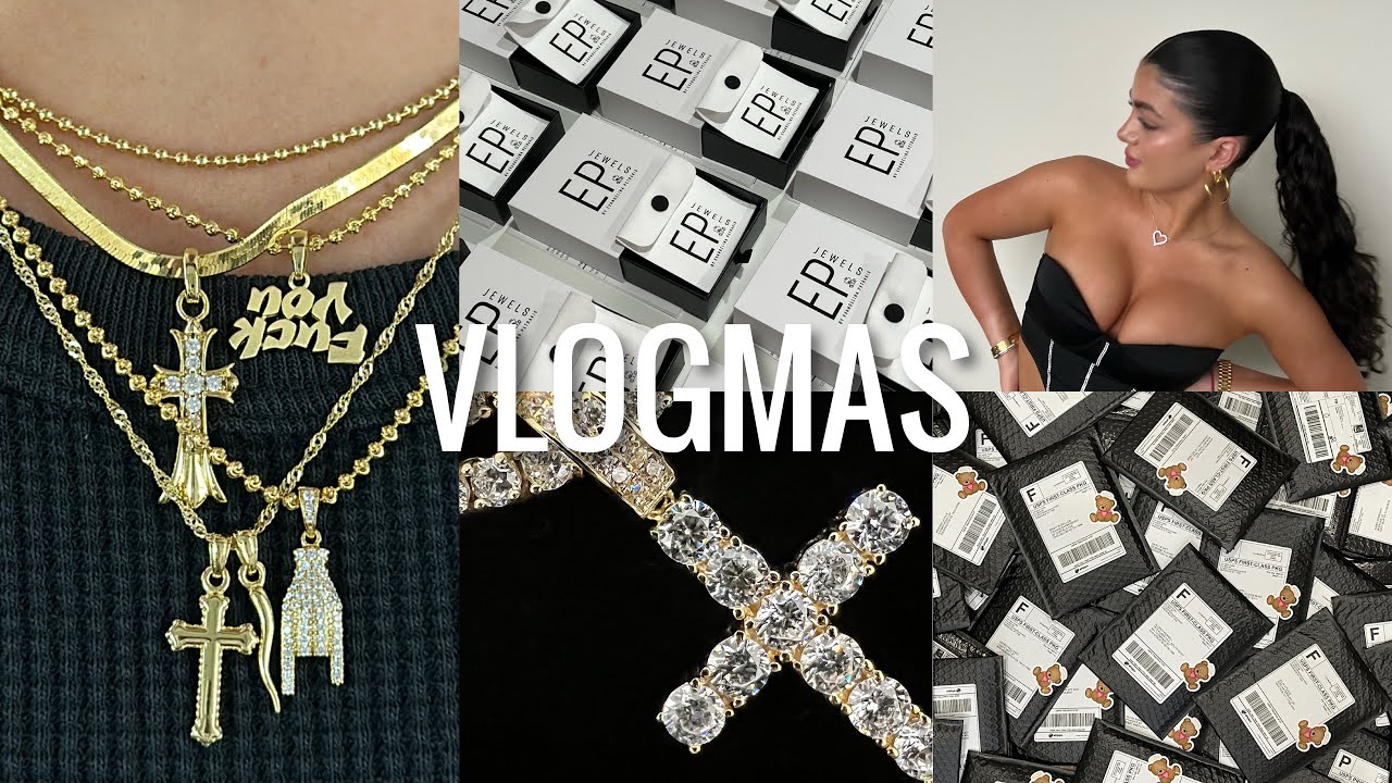 VLOGMAS DAY 5: my jewelry collection 2022 + bts of 500+ EP orders !! 🧸💓