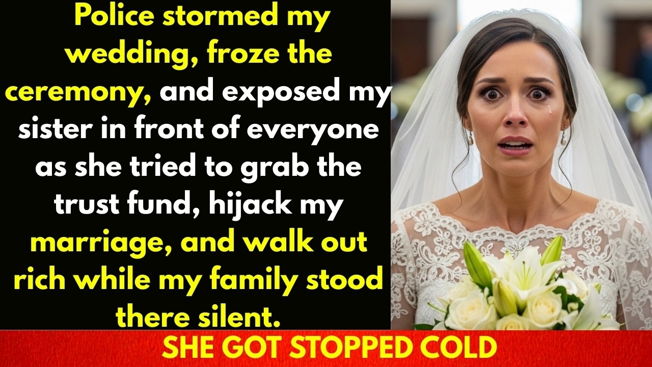 Police Interrupted My Wedding Ceremony — My Sister Tried to Steal the Trust Fund