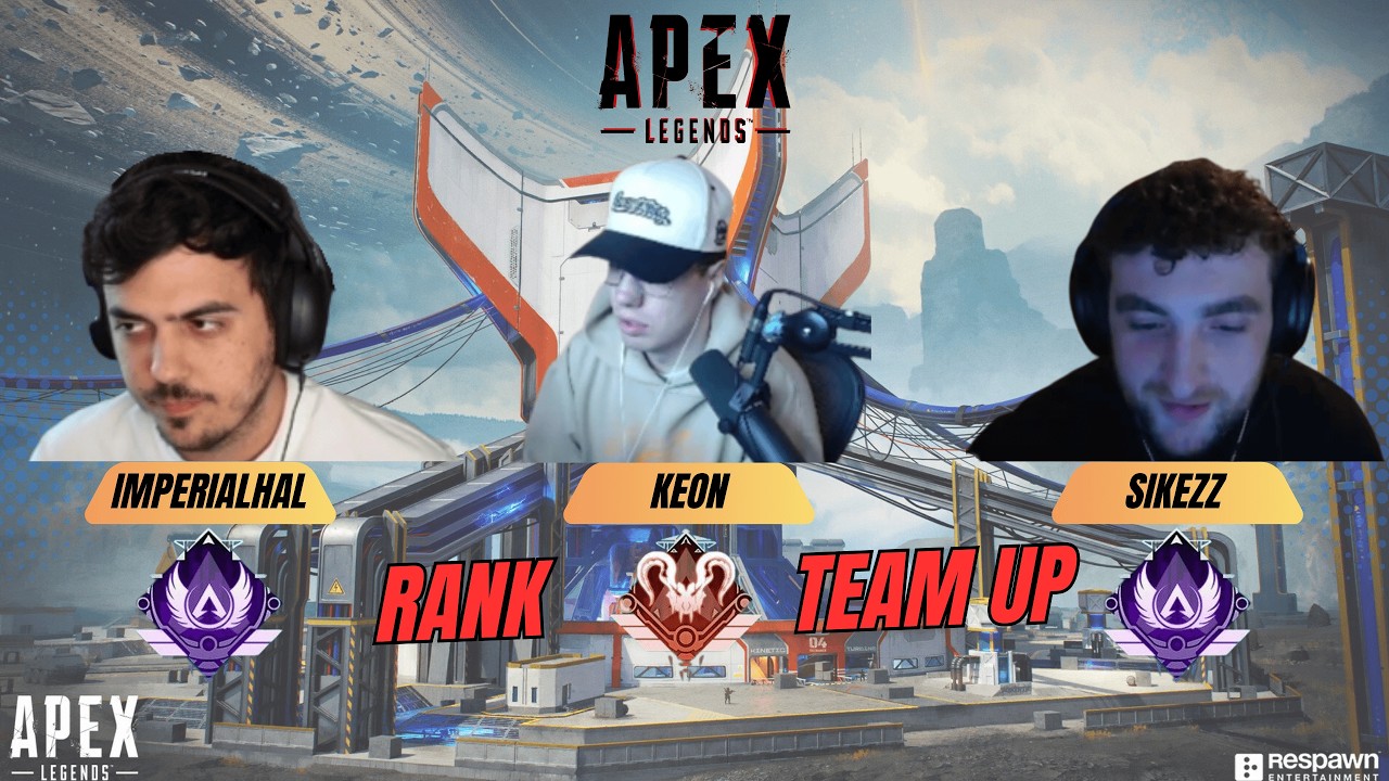 ImperialHal + Keon + Sikezz Team Up in Ranked 😬| Apex Legends