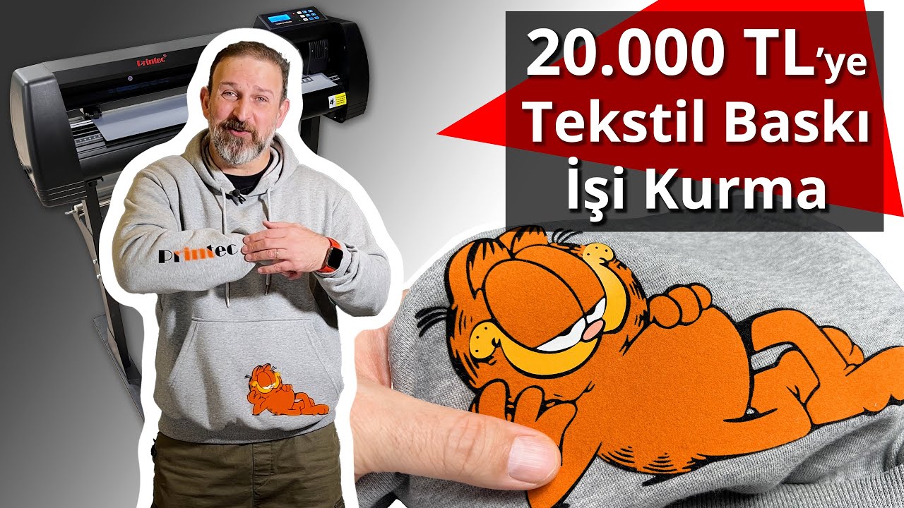 20 bin TL makine yatırımı ile tişört baskı işi nasıl kurulur?