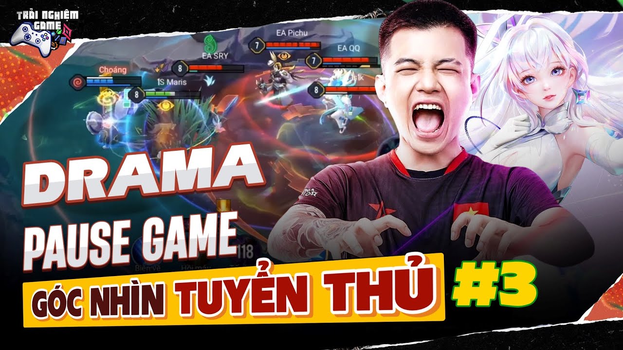 Liên Quân Góc Nhìn 1S Maris, đã gánh còng lưng còn dính Drama Pause Game, nhận rổ gạch đá #apl2024