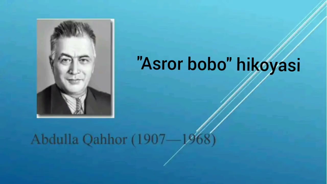 Abdulla Qahhor 
