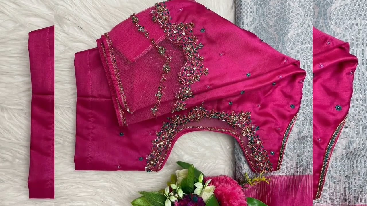 Beautiful blouse designs 500+ designs 😍 ll Maroon pink purple green 💚 ll 