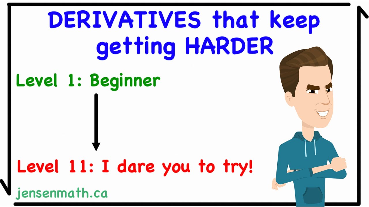 DERIVATIVES that keep getting HARDER 🤯 | jensenmath.ca