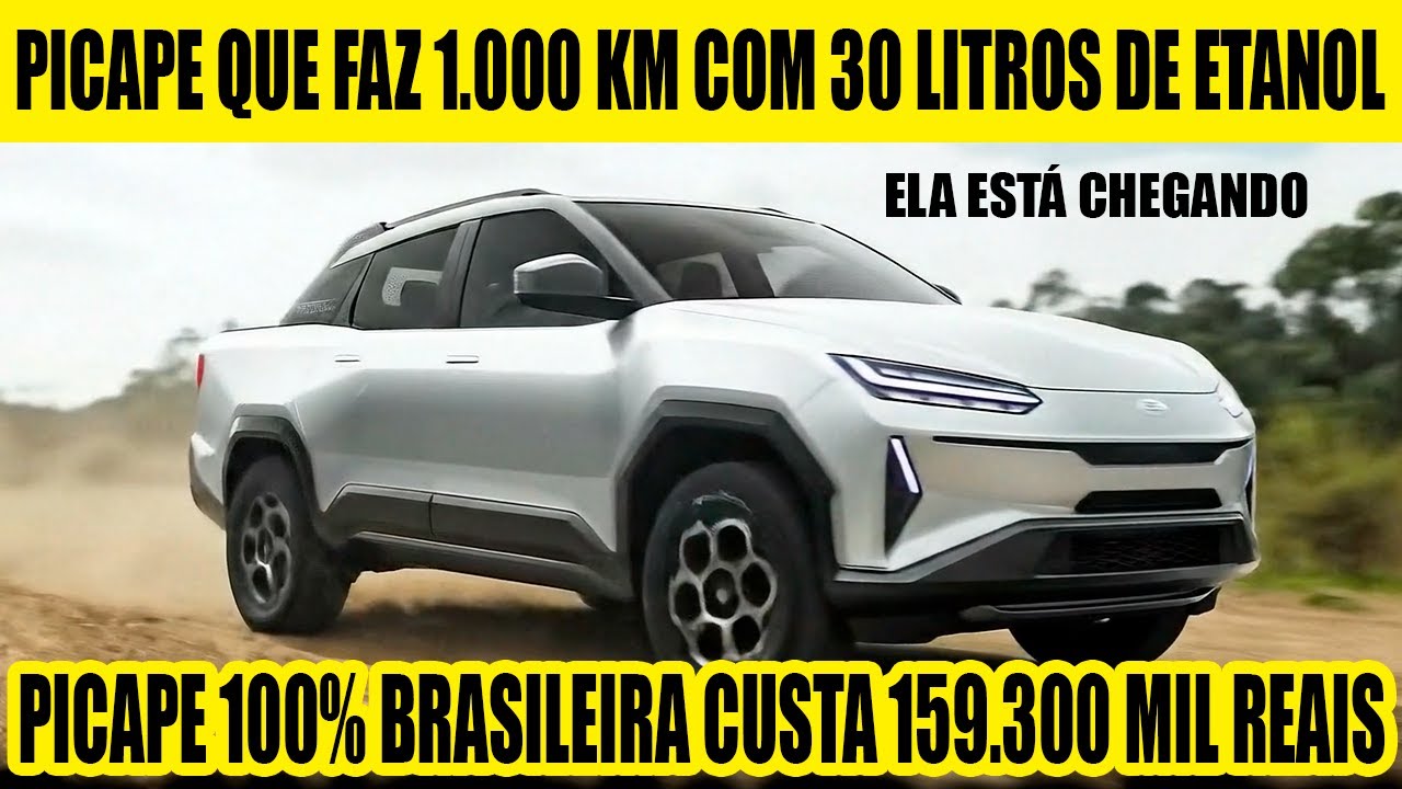 NOVA PICAPE ANTI-STRADA LECAR CAMPO ESTÁ CHEGANDO E FAZ 1.000 KM/L DE ETANOL