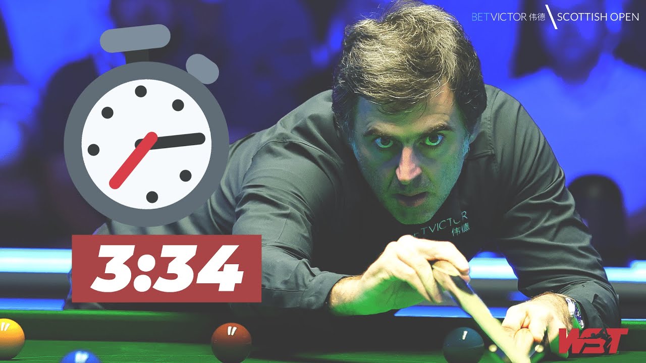 3:34 сенчури Ронни О'Салливана | BetVictor Scottish Open 2022